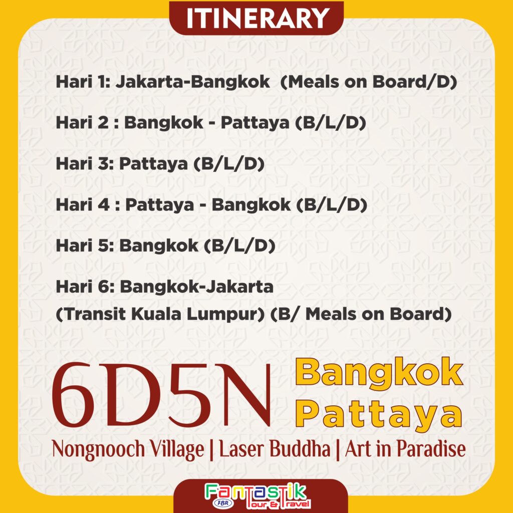 FTNT – 6D5N SONGKRAN LEBARAN SPECIAL 2