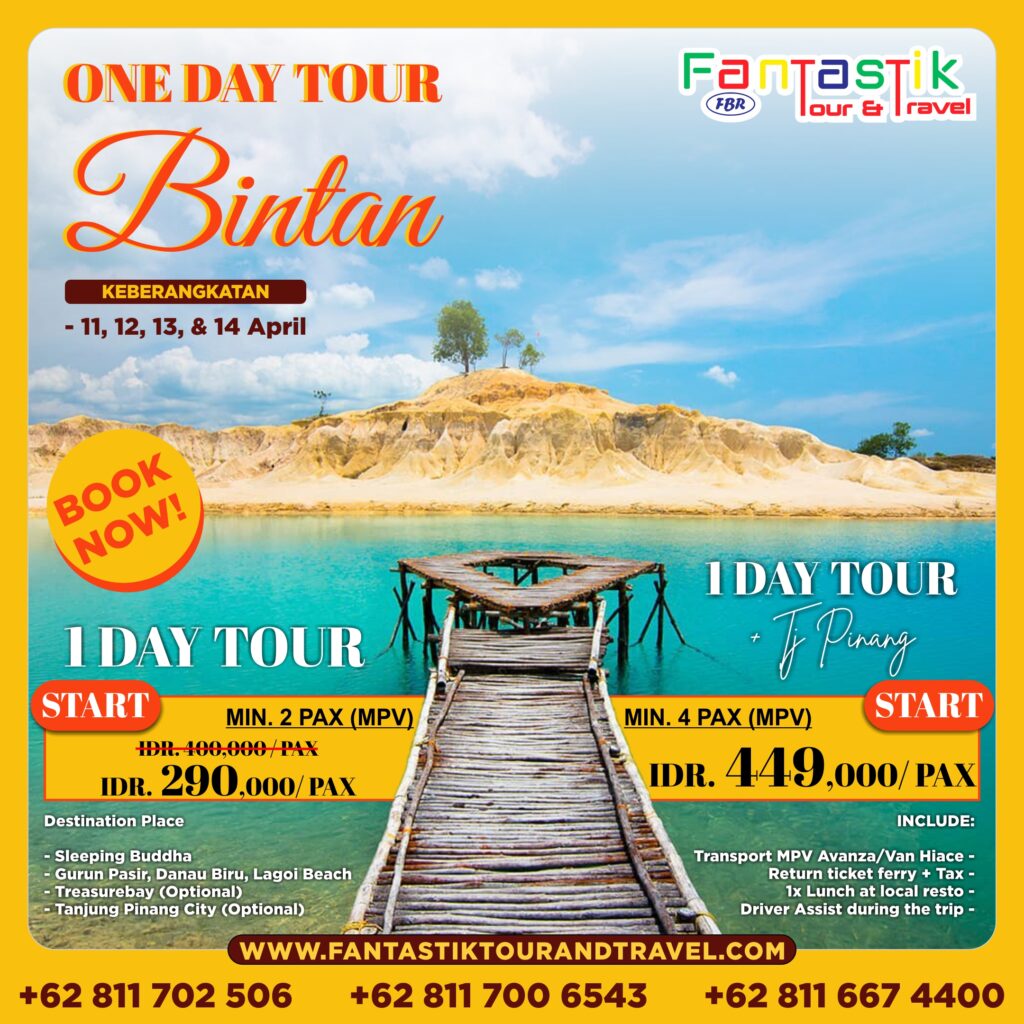 FTNT One day tour Bintan – tanjung pinang 2024